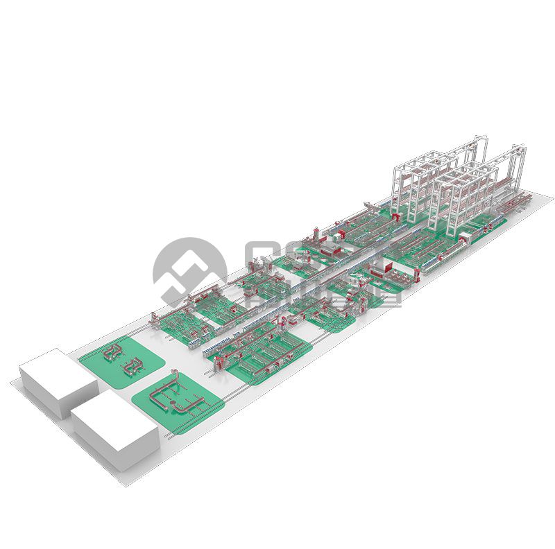 Pipe Fabrication Production Line in Fixed Type Workshop