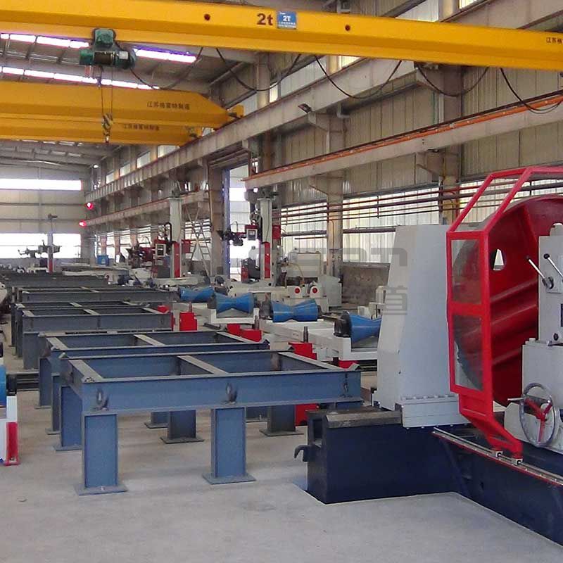 Components Fabrication Production Line on Ultra-High Voltage Iron Tower