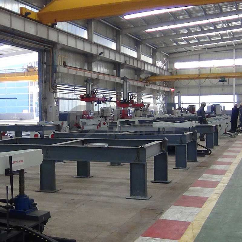Components Fabrication Production Line on Ultra-High Voltage Iron Tower