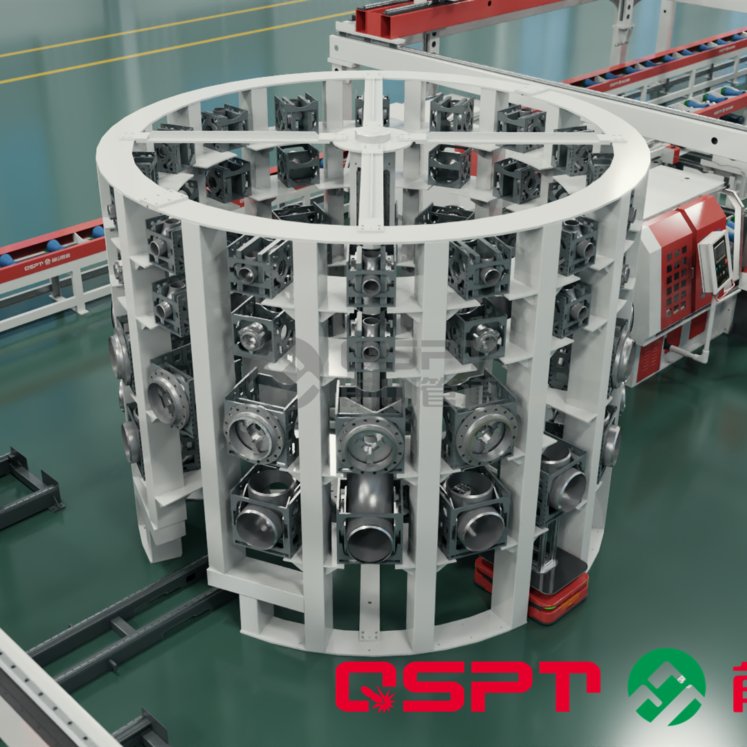 3D Storage Warehouse for Pipe parts