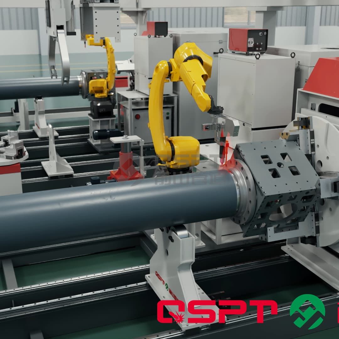 Intelligent welding seam welding system for pipe sections