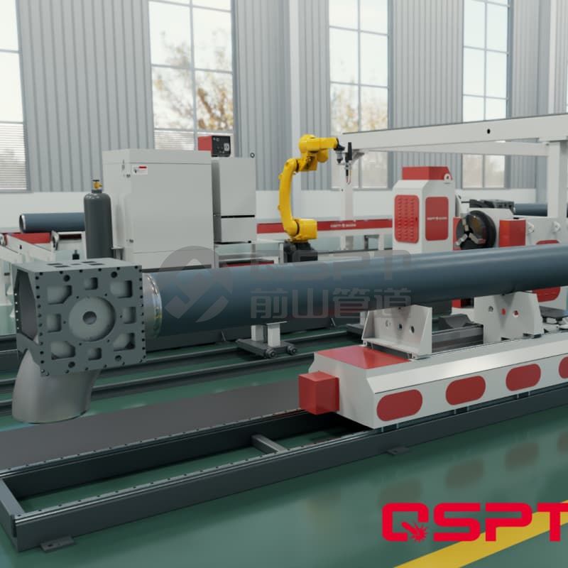 Intelligent RGV transportation system for pipeline sections