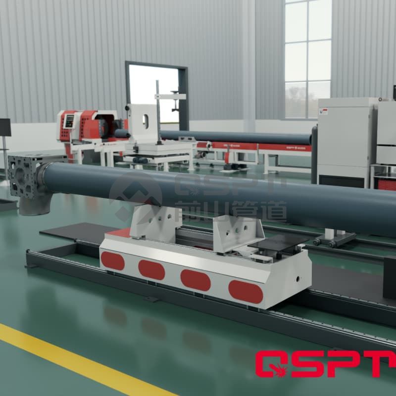 Intelligent RGV transportation system for pipeline sections