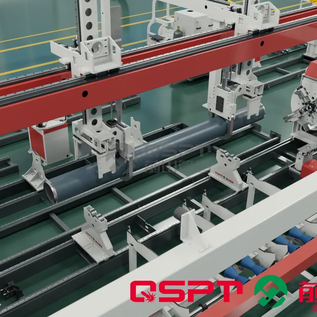 Large caliber pipe mechanical arm lifting system